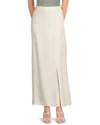 Rag & Bone - Ilana Silk Blend Maxi Skirt - Lyst