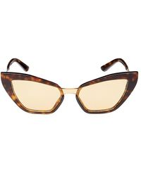 Dolce & Gabbana 53mm Cat Eye Sunglasses - Multicolor