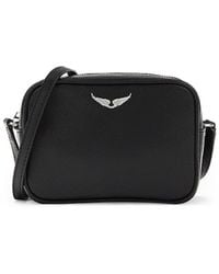 Zadig & Voltaire - Boxy Wings Leather Shoulder Bag - Lyst