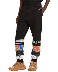 versace sweatpants white