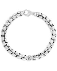 Effy - Sterling Silver Round Box Chain Bracelet - Lyst