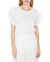 Generation Love Coco Embroidered Combo Top - White