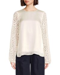 Cami NYC - Effy Lace Bell Sleeve Top - Lyst