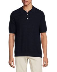 Slate & Stone - Textured Sweater Polo - Lyst