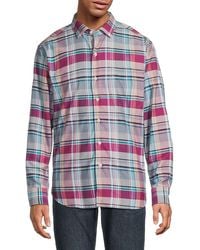 Tommy Bahama - Lazlo Cheers Check Cotton-Silk Shirt - Lyst