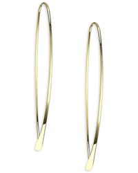 Saks Fifth Avenue 14k Threader Earrings - Metallic