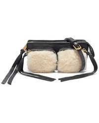 Aimee Kestenberg - Car-Go Mini Glove Leather & Shearling Crossbody Bag - Lyst