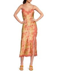 Cami NYC - Peride Floral Silk Slip Midi-Dress - Lyst