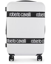 Roberto Cavalli 24-inch Logo Spinner Suitcase - Gray