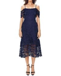 Rene Ruiz - Lace Midi Dress - Lyst