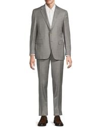 Canali - Solid Wool Two-Button Modern-Fit Suit - Lyst