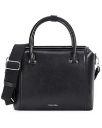 Calvin Klein - Perry Double Top Handle Bag - Lyst