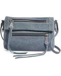 Aimee Kestenberg - Crosstown Leather Double Entry Crossbody Bag - Lyst