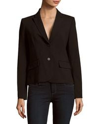 Calvin Klein - Women's Double Button Blazer - Black - Size 2 - Lyst