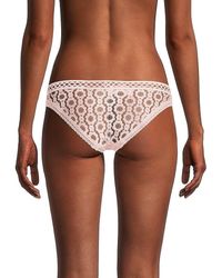 Pink Womens Clothing Lingerie Knickers and underwear Stella McCartney Lace Thong in Blush 