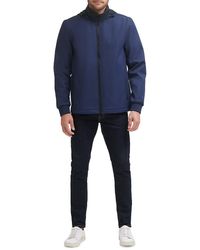 Cole Haan Zip Front Leather Jacket in 