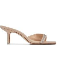 Black Suede Studio - Madison Embellished Leather Sandals - Lyst
