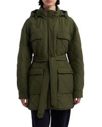 HUNTER - Friday Quilted Packable Hooded Jacket - Lyst