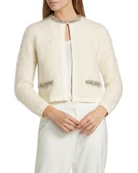 Kobi Halperin - Madeline Embellished Alpaca-blend Cardigan - Lyst