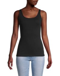 James Perse - Women's Daily Tank Top - Black - Size 1 (s) - Lyst