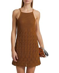 A.L.C. - A. L.C. Mimi Cotton-Blend Knit Minidress - Lyst