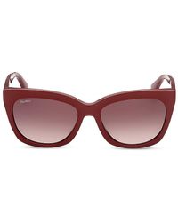 Max Mara - 55mm Square Sunglasses - Lyst