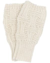 Surell - Alpaca Knit Fingerless Gloves - Lyst