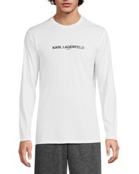 Karl Lagerfeld - Logo T-Shirt - Lyst