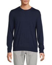 Saks Fifth Avenue - Merino Wool-Blend Crewneck Sweater - Lyst