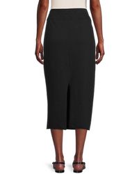 Womens Skirts James Perse Skirts Save 1% James Perse Cotton French Terry Pencil Skirt in Black 