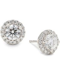 Saks Fifth Avenue - 14k White Gold & 1.85 Tcw Lab Grown Diamond Stud Earrings - Lyst
