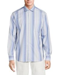 Tommy Bahama - Lazlo Lux Striped Silk Blend Shirt - Lyst