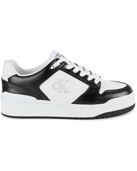Calvin Klein - Ashier Perforated Sneakers - Lyst
