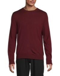 Saks Fifth Avenue - Merino Wool-Blend Crewneck Sweater - Lyst