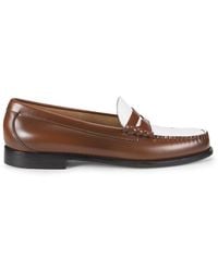 G.H. Bass & Co. - G. H. Bass Larson Leather Penny Loafers - Lyst