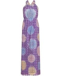 Busayo - Oye Eyelet Cotton Maxi Dress - Lyst