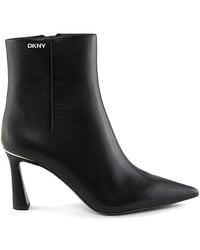 DKNY - 80Mm Caryann Logo Ankle Boots - Lyst