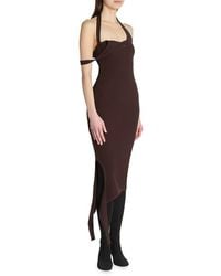 Courreges - Undressed Asymmetric Halter Midi-Dress - Lyst
