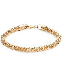 Sterling Forever - 14k Goldplated Chain Bracelet - Lyst
