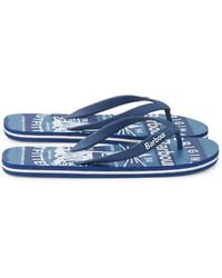 barbour flip flops
