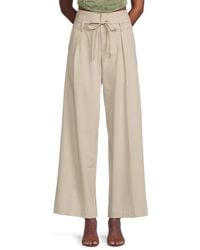 Third Form - Belted Pleated Wide Leg Pants - Lyst