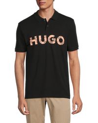 HUGO - Dupolac Logo Polo - Lyst