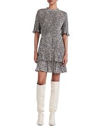 10 Crosby Derek Lam - Samantha Pleated A-Line Dress - Lyst