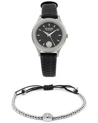 Versus - Mount Pleasant 2-piece 34mm Stainless Steel Watch & Bolo Bracelet Gift Set - Lyst