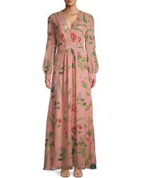oscar de la renta maxi dress
