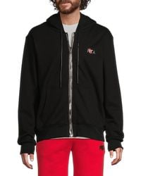RTA - Logo Zip-Up Hoodie - Lyst