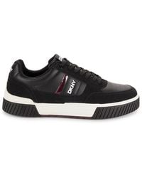 DKNY - Logo Low Top Platform Sneakers - Lyst