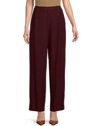 Vince - Flannel Wool Blend Pull On Pants - Lyst