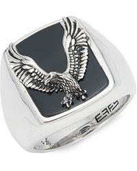 Effy Sterling Silver & Black Onyx Ring - Multicolour