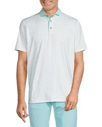 Greyson - Lion's Tooth Pattern Polo - Lyst